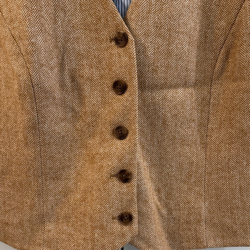 J. Crew Brown Tweed Vest - Picture 2 of 6